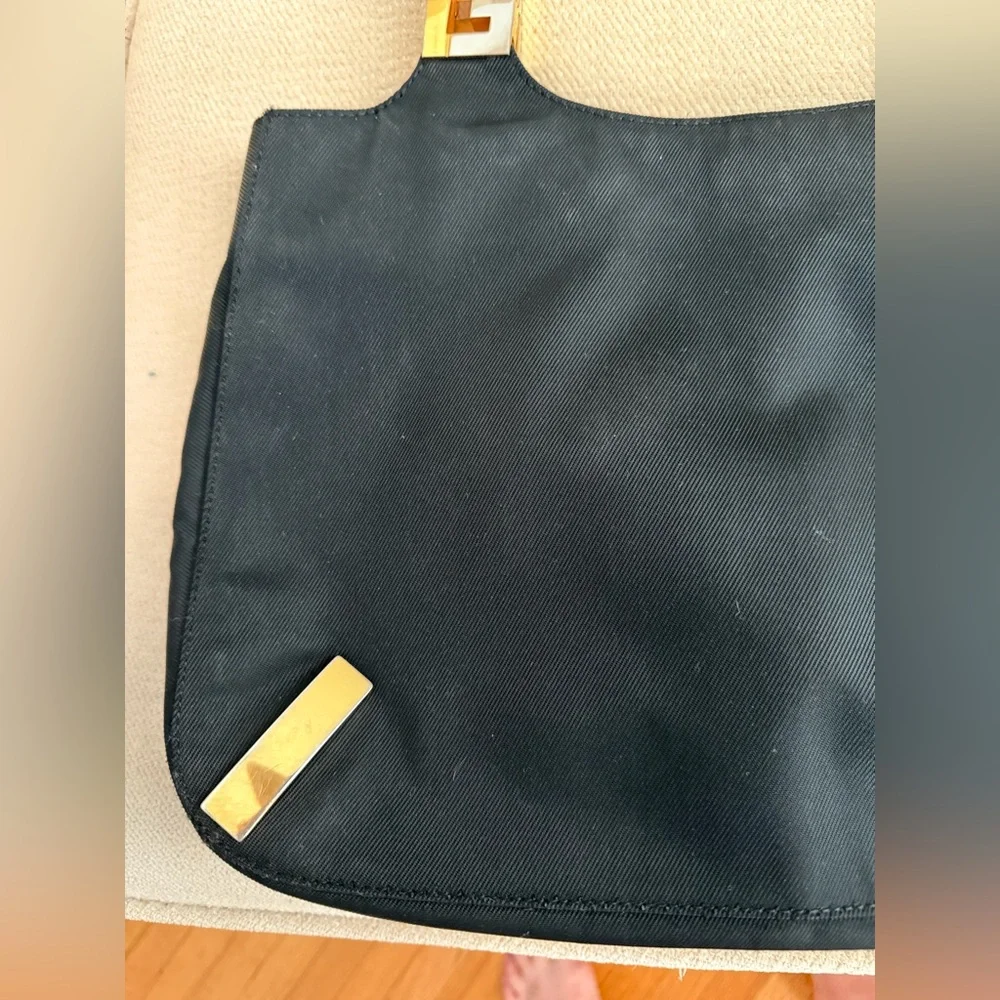 Fendi Vintage Lizard-Trimmed Shoulder Bag - Picture 3 of 13